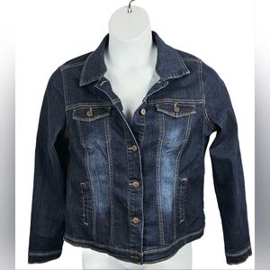 Women's 1822 Denim Brand Stretch Denim Jean Jacket